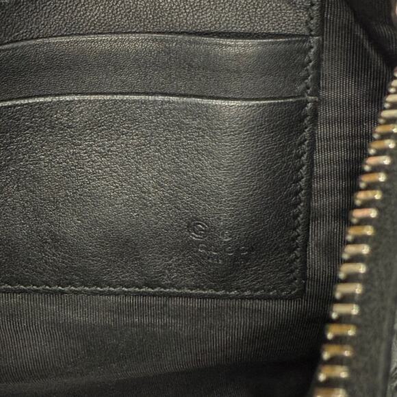 Gucci Microsima Monogram GG Men's Clutch Bag 544422 Black - Picture 7 of 7